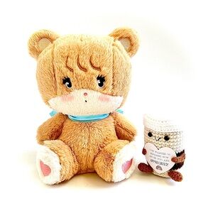 Rare Cute Japan Exclusive Plush Bear 8.25” Boutique Collector
